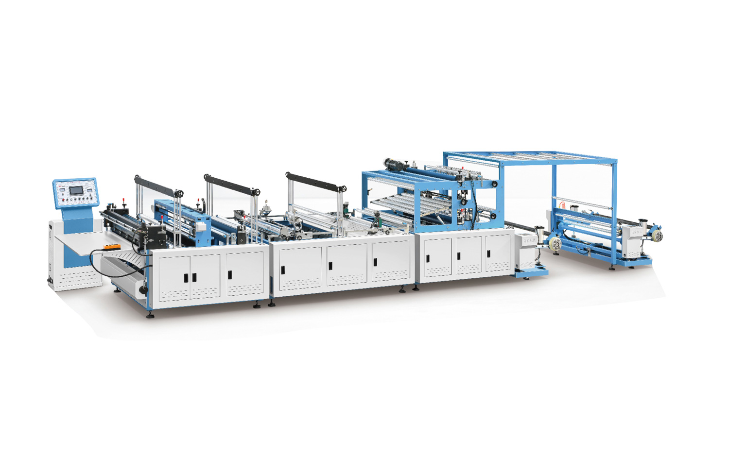 ZXL-1300雙放料無紡布制袋機(香蕉套袋、衛(wèi)浴潔具套袋、沙發(fā)套袋)